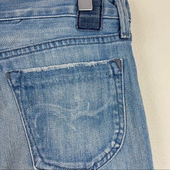 Gold Sign Straight Leg Jeans Size 28 Light Blue Wash - Picture 6 of 12